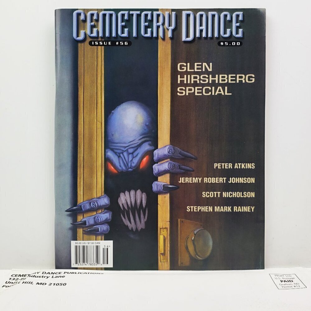 Cemetery Dance Horror Magazine Glen Hirshberg Special Issue #56 2006 Unread